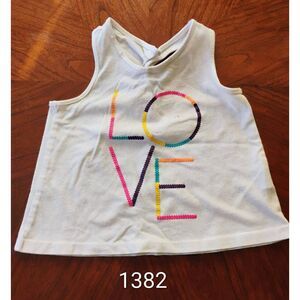 The Children's Palace Children's "Love" Top Size: 12 - 18 months 1382